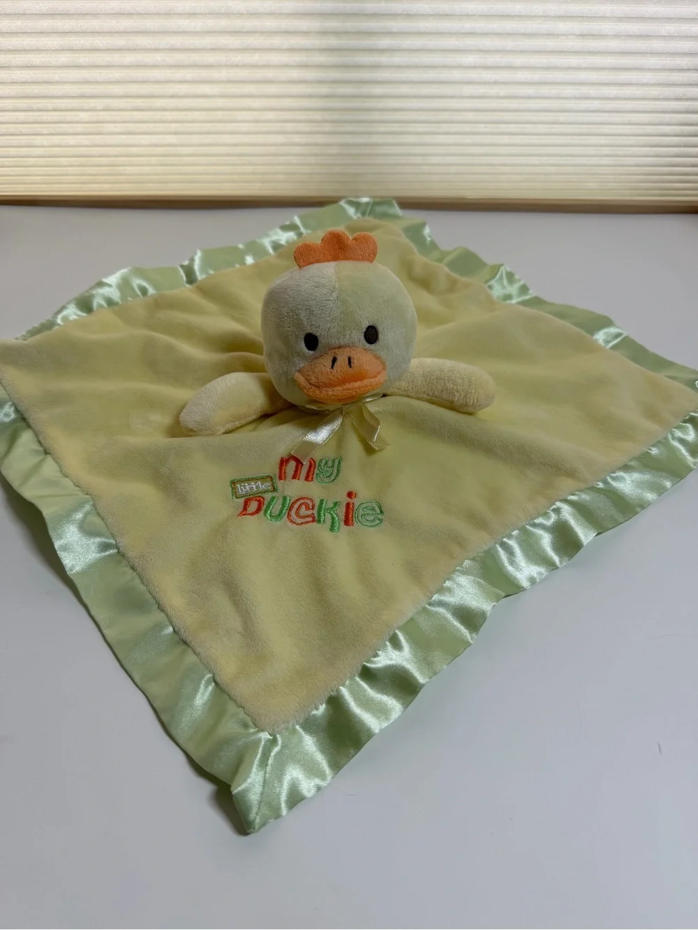 Baby Gear Soft Yellow Duckie Baby Comfort Blanket - Plush Lovey. Read